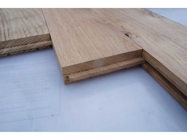 40.80 m² massief eiken visgraatparket 21mm - afbeelding 2 van  5