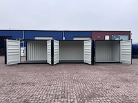 40ft high cube hq / 12 meter opslagcontainer met 3 zijdeuren - afbeelding 1 van  21