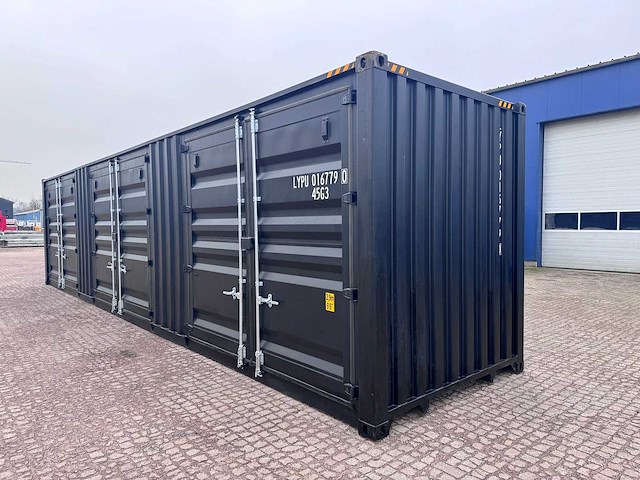 40ft high cube hq / 12 meter opslagcontainer met 3 zijdeuren - afbeelding 16 van  21