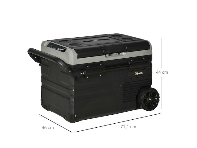40l autokoeler met led-verlichtingscompressor autokoelkast - afbeelding 4 van  8