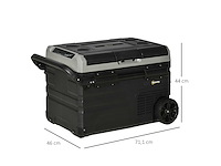 40l autokoeler met led-verlichtingscompressor autokoelkast - afbeelding 4 van  8
