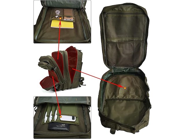 40l militaire rugzak - afbeelding 3 van  5