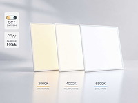 40w 3 kleur cct 60x60 inbouw backlit led panelen philips driver(12x) - afbeelding 3 van  8