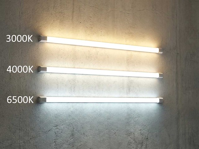 40w 3 kleur cct led batten licht (100x) - afbeelding 1 van  6