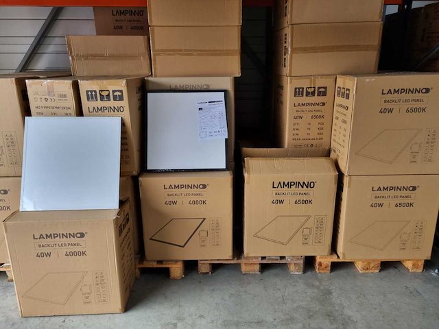 40w 4000k 60x60 led panelen zwart (10x) - afbeelding 3 van  4