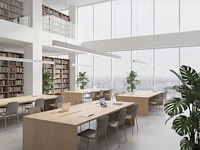40w led 120cm linear design hanglamp met 3 kleur licht switch wit(4x) - afbeelding 8 van  10
