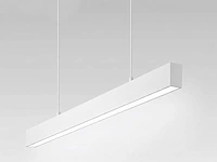 40w led 120cm linear design hanglamp met 3 kleur licht switch wit(4x) - afbeelding 7 van  10