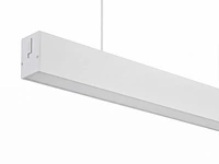 40w led 120cm linear design hanglamp met 3 kleur licht switch wit(4x) - afbeelding 8 van  10