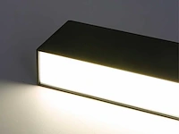 40w led 120cm linear hanglamp 3 kleur licht switch zwart(6x) - afbeelding 7 van  8