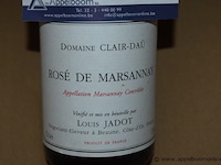 40x fles rosé wijn, domaine clair-daü, rosé de marsannay 2000, 750ml - afbeelding 2 van  3