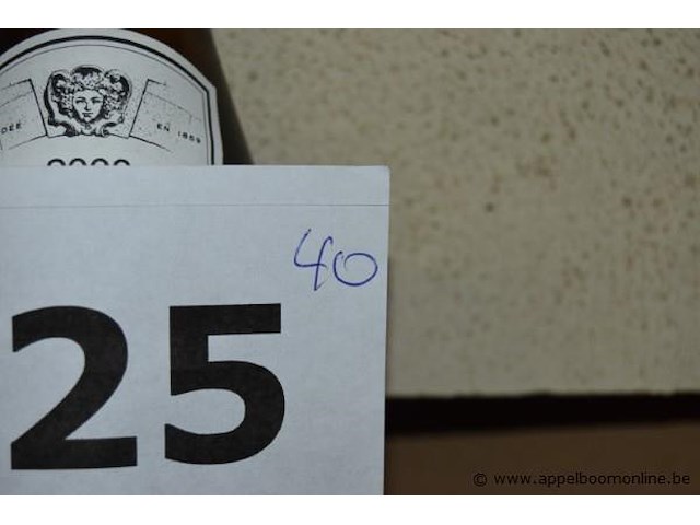 40x fles rosé wijn, domaine clair-daü, rosé de marsannay 2000, 750ml - afbeelding 3 van  3