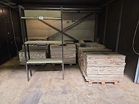 (40x) lopende meter metalen opbergrekken no name