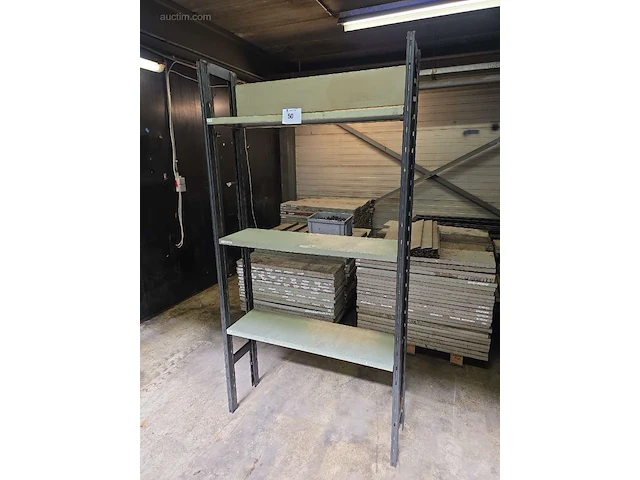 (40x) lopende meter metalen opbergrekken no name - afbeelding 2 van  8