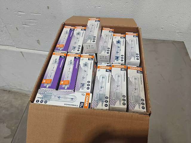 40x osram powerball hci gasontladingslampen: 35x 70w + 5x 35w (g12 / rx7s - nieuw in doos) - afbeelding 1 van  9