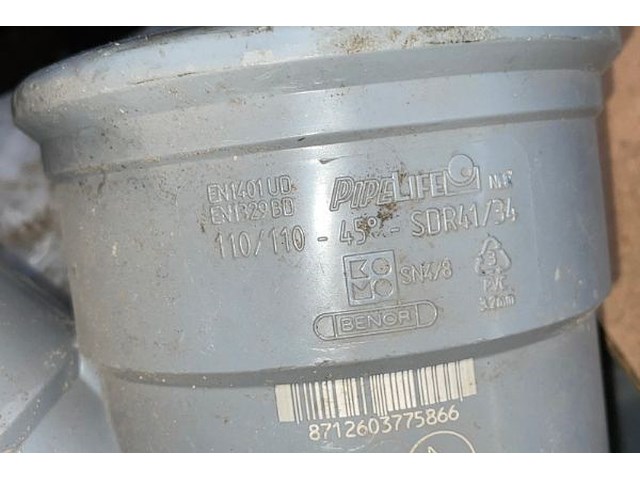 40x pvc bocht - afbeelding 3 van  6