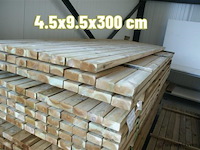 40x regel 4,4x9,5x300cm. - afbeelding 1 van  1