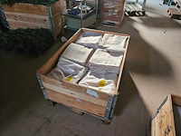 40x tafellaken 300x230cm zandkleur (100% polyester) - afbeelding 2 van  2