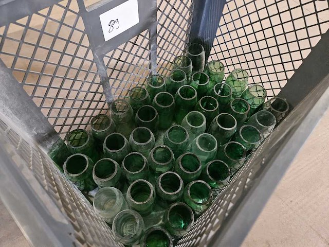 40x vaasjes bottle recup groen 12cm h - afbeelding 1 van  3