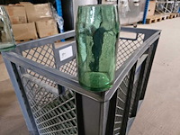 40x vaasjes bottle recup groen 12cm h - afbeelding 2 van  3