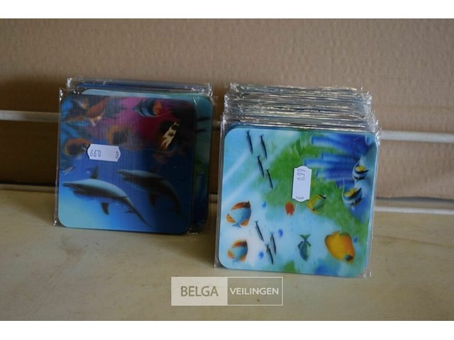 40x6st onderleggers voor glazen - afbeelding 1 van  3