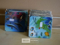 40x6st onderleggers voor glazen - afbeelding 1 van  3