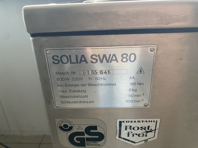 41 - soliwa swa 80 professionele salade -en groenten wasmachine - afbeelding 2 van  5