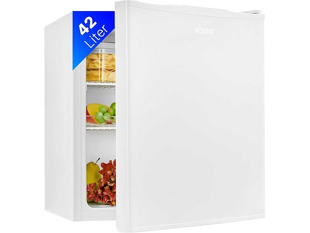 42l koelkast wit, rechterdeurstop, omkeerbaar, kb7346, wit - afbeelding 1 van  7