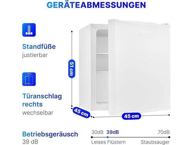42l koelkast wit, rechterdeurstop, omkeerbaar, kb7346, wit - afbeelding 2 van  7