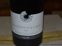 42x fles rode wijn, campo sacro, montepulciano d'abruzzo, 2003, 75cl - afbeelding 2 van  2