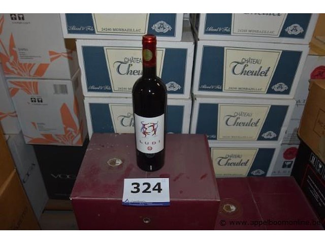 42x fles rode wijn, ludi, marche igt, 2004, 75cl - afbeelding 1 van  3