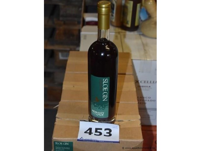 42x fles sloe gin, bramley & gage, organic, 26% vol., 70cl - afbeelding 1 van  4