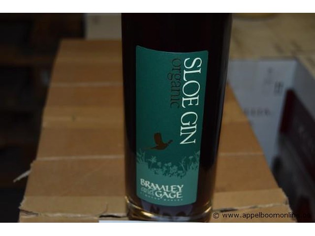 42x fles sloe gin, bramley & gage, organic, 26% vol., 70cl - afbeelding 2 van  4