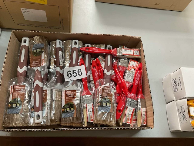 43 x platte verfborstels - afbeelding 1 van  8