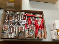 43 x platte verfborstels
