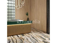 43,20 m² ariana marmer gepolijst 60x120 rectificatie, marmeren effect, vloer en muur - afbeelding 2 van  3