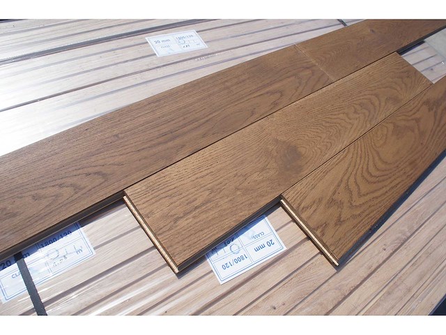 43,20 m² massief eiken parket 20mm clay oil - afbeelding 2 van  5