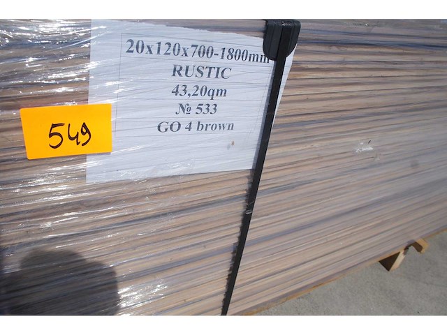 43,20 m² massief eiken parket 20mm clay oil - afbeelding 4 van  5