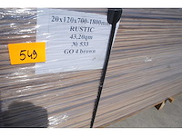 43,20 m² massief eiken parket 20mm clay oil - afbeelding 4 van  5