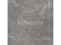 43,20m² monoliet modder 60x120 gerectificeerd, steeneffect, vloer en muur, nieuw verpakt - afbeelding 1 van  2