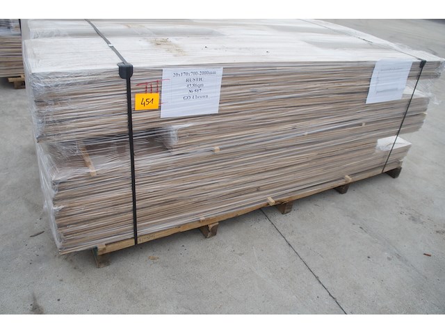 43,86 m² massief eiken parket 20mm clay oil - afbeelding 7 van  9