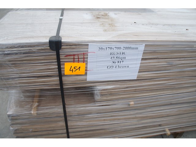 43,86 m² massief eiken parket 20mm clay oil - afbeelding 8 van  9