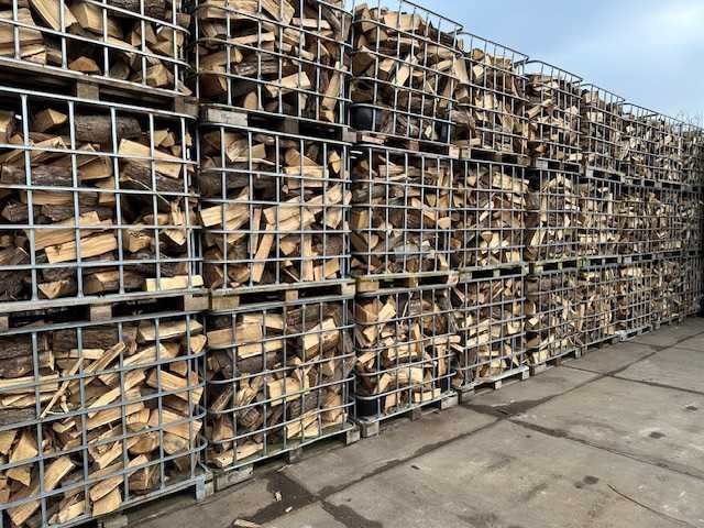 44 m3 eiken brandhout ibc container - afbeelding 1 van  7