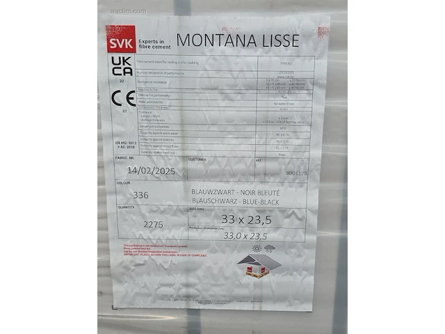 (4450x) vezelcement leien svk montana glad - afbeelding 4 van  4