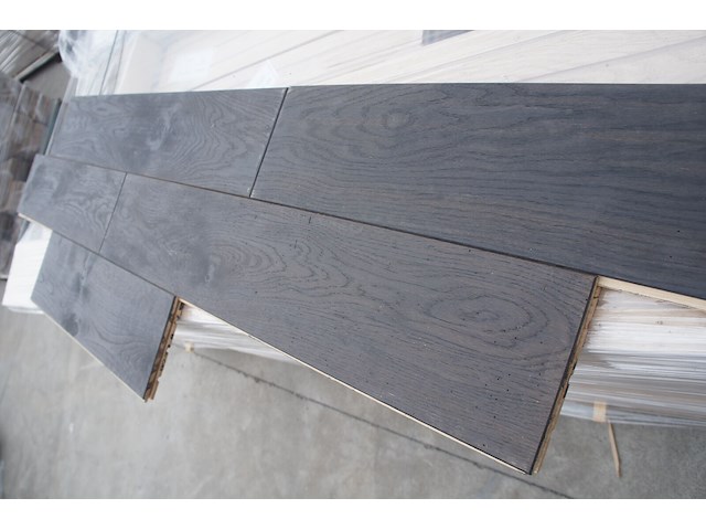 44,54 m² massief eiken parket 20mm graphit oil - afbeelding 5 van  9