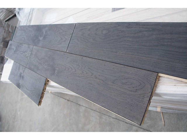 44,54 m² massief eiken parket 20mm graphit oil - afbeelding 6 van  9