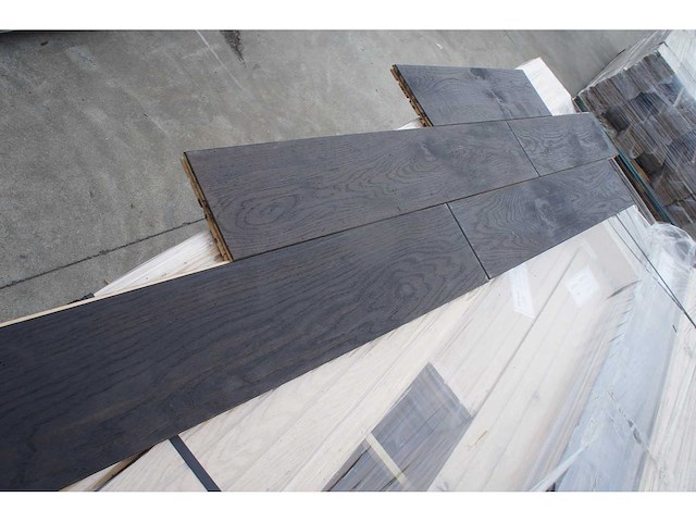 44,54 m² massief eiken parket 20mm graphit oil - afbeelding 7 van  9