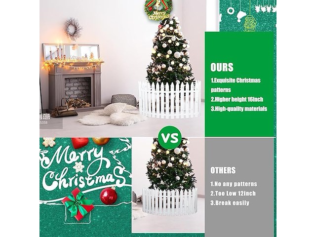 44x set van 24 kerstboomhekken 60cmhoog - afbeelding 3 van  5