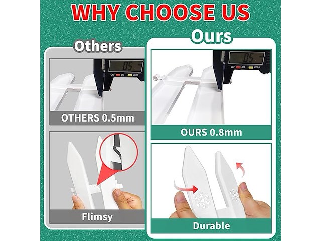 44x set van 24 kerstboomhekken 60cmhoog - afbeelding 4 van  5