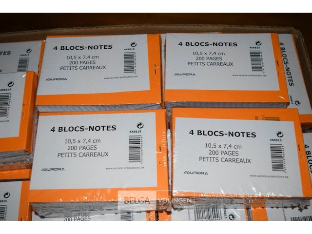 ±44x4st notitieblokjes 10,5x7,4cm - afbeelding 2 van  2