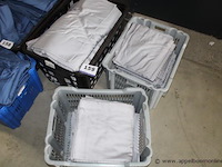 45 doeken in grijze stof afm 3x3 en 3x9m